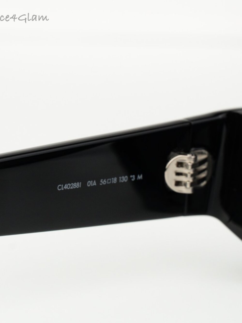Celine Women Sunglasses Black Grey Cat Eye CL40288I MONOCHROMS 01A NEW AUTHENTIC - Picture 5 of 10